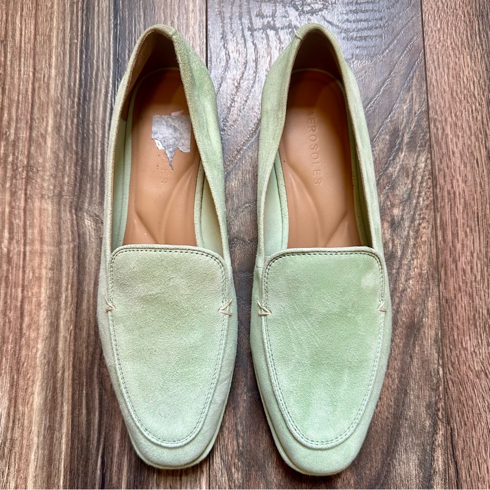 Aerosoles Neo suede leather loafers size 7 in Gleam Suede NWOT - Picture 5 of 16